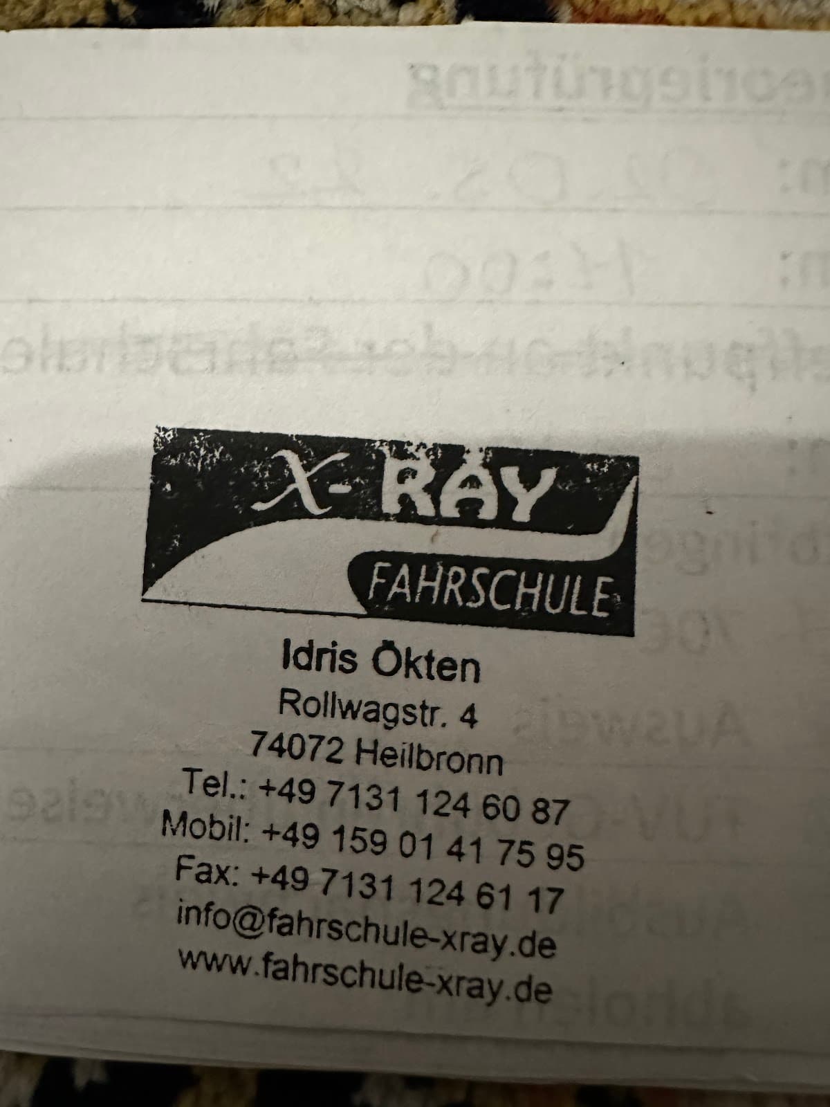 Fahrschule X - Ray