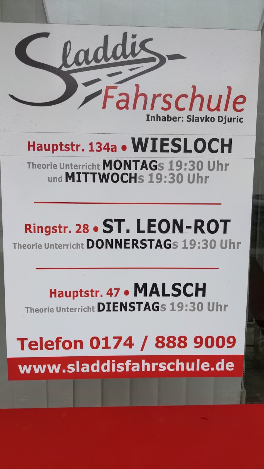 Sladdis Fahrschule